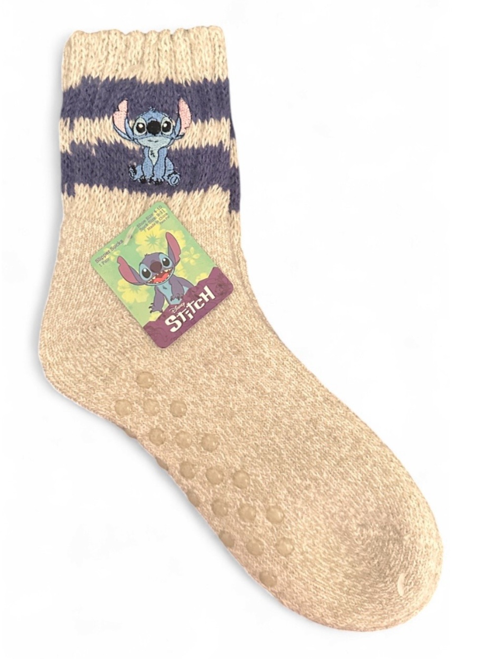 Stitch Kids Gripper Non-Slip Crew Socks  BNWT